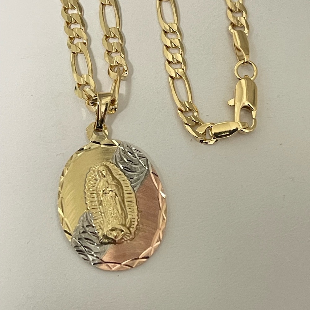 18k Gold Plated Men Necklace - Picture 3 of 3